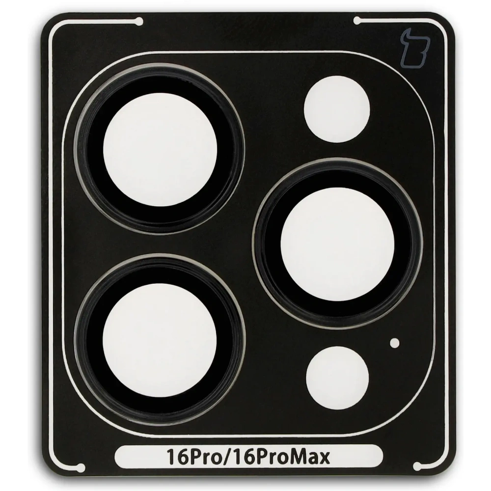 Hurtownia GSM - Szkło hartowane na aparat z aplikatorem Bizon Glass Snap Lens do Apple iPhone 16 Pro / 16 Pro Max czarne - BIZ8605 - {ean13} - Hurt