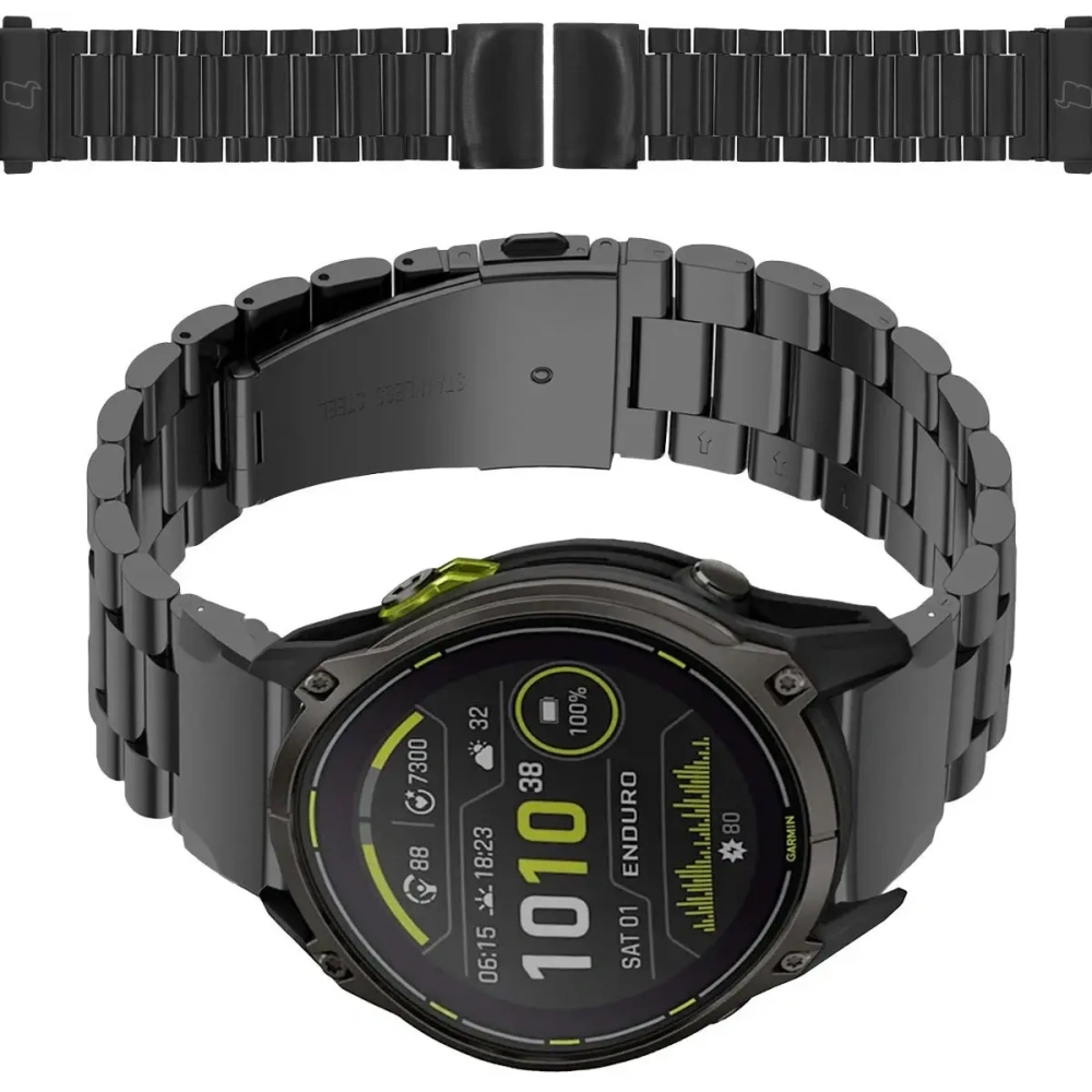 Hurtownia GSM - Bizon Strap Óra Aura Okosóra 26 mm fekete - BIZ8608 - {ean13} - Hurt