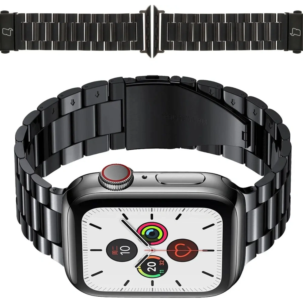 Hurtownia GSM - Bizon Strap Watch Aura Apple Watch 38/40/41mm fekete - BIZ8609 - {ean13} - Hurt