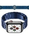 Bizon Strap Watch Aura Apple Watch 38/40/41mm albastru