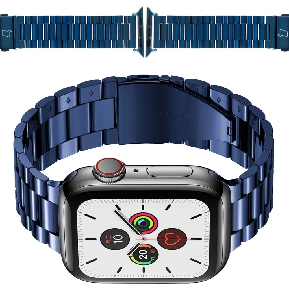 Hurtownia GSM - Bizon Strap Watch Aura Apple Watch 38/40/41mm albastru - BIZ8610 - {ean13} - Hurt