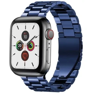 Hurtownia GSM - Pásek z nerezové oceli Bizon Strap Watch Aura do Apple Watch 38/40/41mm modrý - BIZ8610 - {ean13} - Hurt