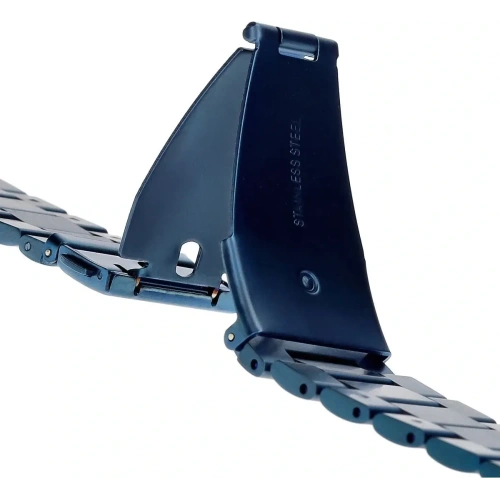 Pasek ze stali nierdzewnej Bizon Strap Watch Aura do Apple Watch 38/40/41mm niebieski