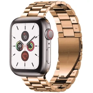 Hurtownia GSM - Pás z nerezové oceli Bizon Strap Watch Aura do Apple Watch 38/40/41mm růžově zlatý - BIZ8611 - {ean13} - Hurt