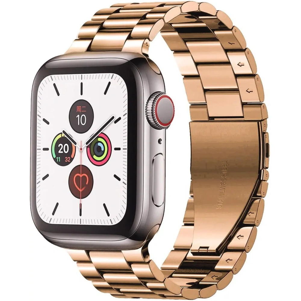 Hurtownia GSM - Ceas cu curea Bizon Aura Apple Watch 38/40/41mm aur roz - BIZ8611 - {ean13} - Hurt