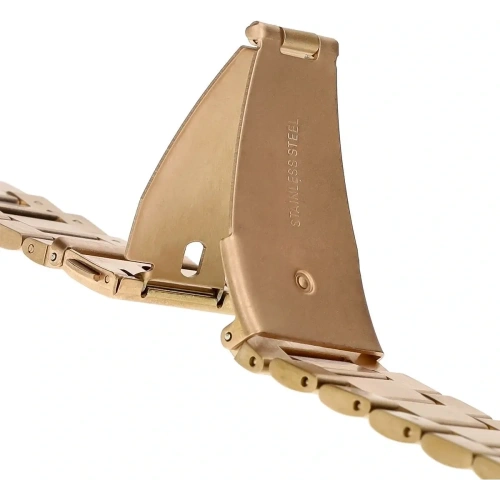 Pasek ze stali nierdzewnej Bizon Strap Watch Aura do Apple Watch 38/40/41mm różowozłoty