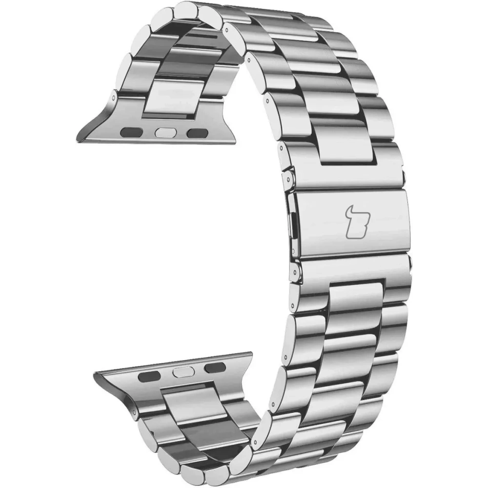 Hurtownia GSM - Bizon Strap Watch Aura Apple Watch 38/40/41mm ezüst - BIZ8612 - {ean13} - Hurt
