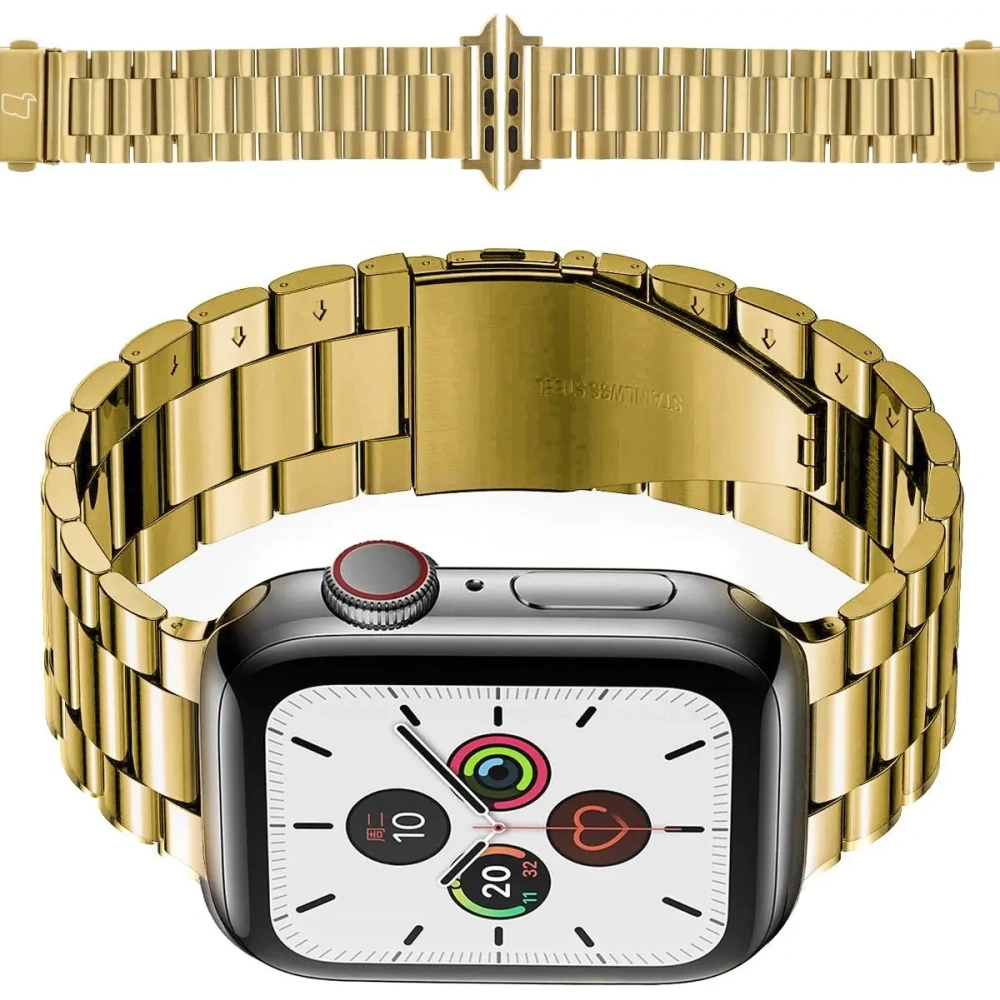 Hurtownia GSM - Bizon Strap Watch Aura Apple Watch 38/40/41mm arany - BIZ8613 - {ean13} - Hurt