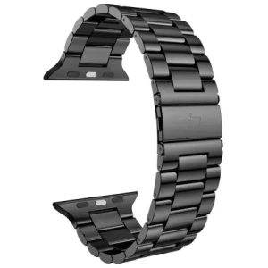 Hurtownia GSM - Pásek z nerezové oceli Bizon Strap Watch Aura do Apple Watch 42/44/45/46/49 mm černý - BIZ8614 - {ean13} - Hurt