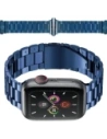 Pasek ze stali nierdzewnej Bizon Strap Watch Aura do Apple Watch 42/44/45/46/49 mm modrý