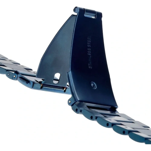 Pasek ze stali nierdzewnej Bizon Strap Watch Aura do Apple Watch 42/44/45/46/49 mm niebieski