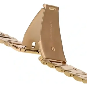 Hurtownia GSM - Pásek z nerezové oceli Bizon Strap Watch Aura do Apple Watch 42/44/45/46/49 mm růžově zlatý - BIZ8616 - {ean13} - Hurt
