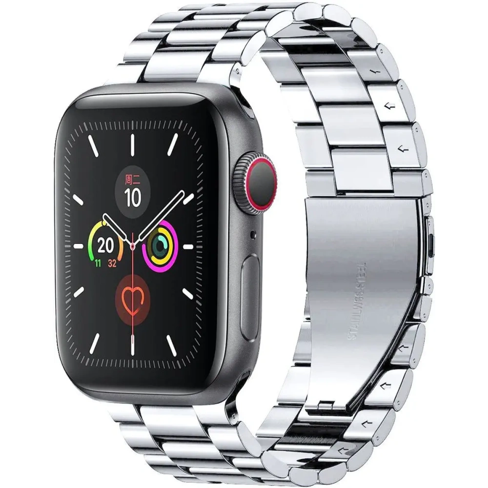 Hurtownia GSM - Bizon Strap Watch Aura Apple Watch 42/44/45/46/49 mm ezüst - BIZ8617 - {ean13} - Hurt