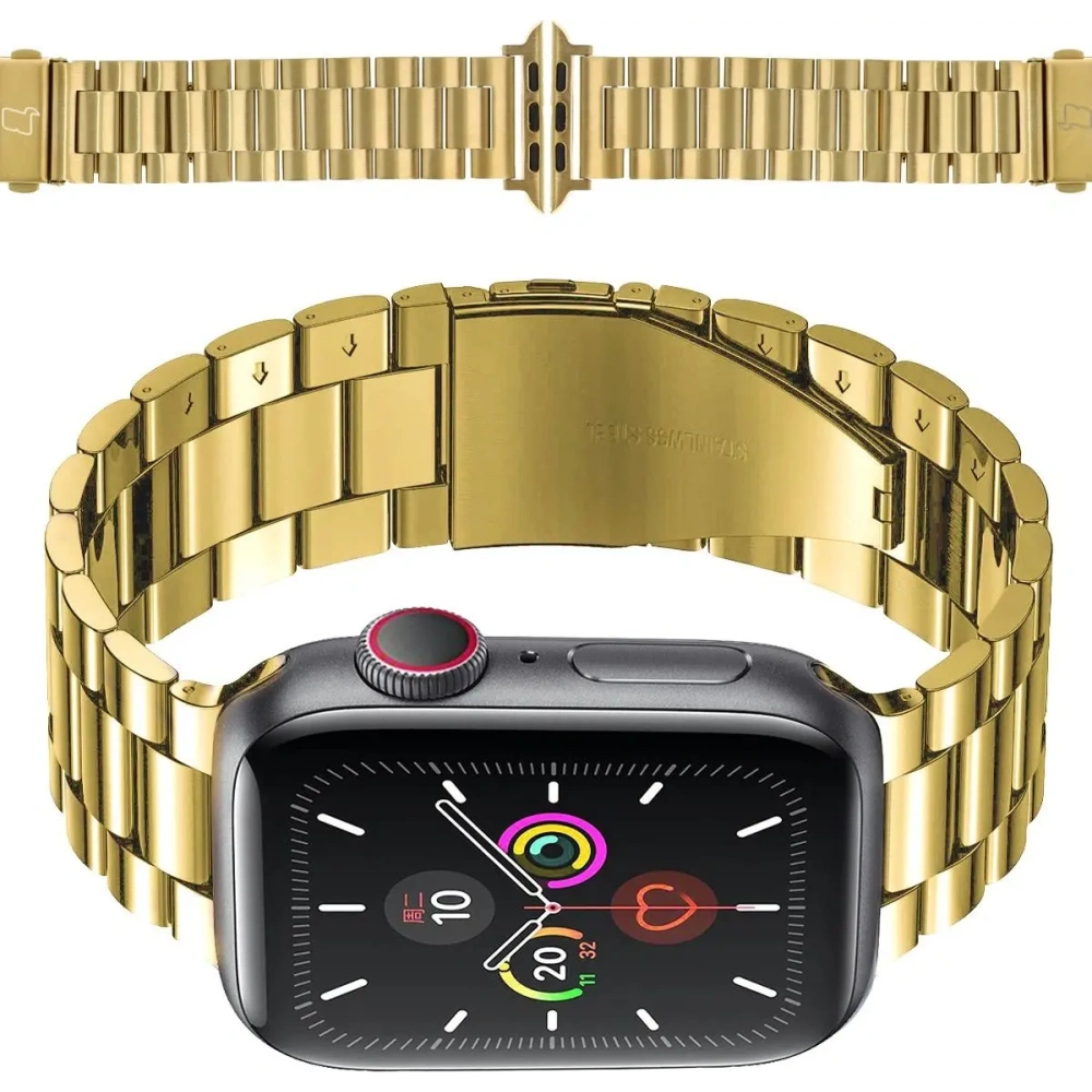 Hurtownia GSM - Bizon Strap Watch Aura Apple Watch 42/44/45/46/49 mm aur - BIZ8618 - {ean13} - Hurt