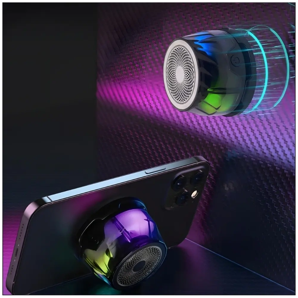 Hurtownia GSM - Głośnik Bluetooth 4smarts SoundCharge RGB Bluetooth 5.4 kompatybilny z MagSafe czarny - 4SMR70 - {ean13} - Hurt