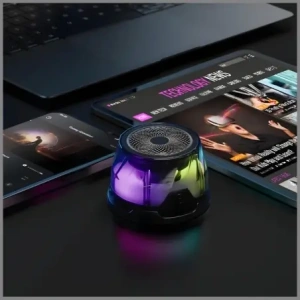 Hurtownia GSM - Bluetooth reproduktor 4smarts SoundCharge RGB Bluetooth 5.4 kompatibilní s MagSafe černý - 4SMR70 - {ean13} - Hurt
