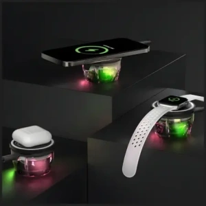 Hurtownia GSM - Bluetooth reproduktor 4smarts SoundCharge RGB Bluetooth 5.4 kompatibilní s MagSafe černý - 4SMR70 - {ean13} - Hurt