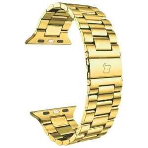 Hurtownia GSM - Pásek z nerezové oceli Bizon Strap Watch Aura do Apple Watch 42/44/45/46/49 mm zlatý - BIZ8618 - {ean13} - Hurt