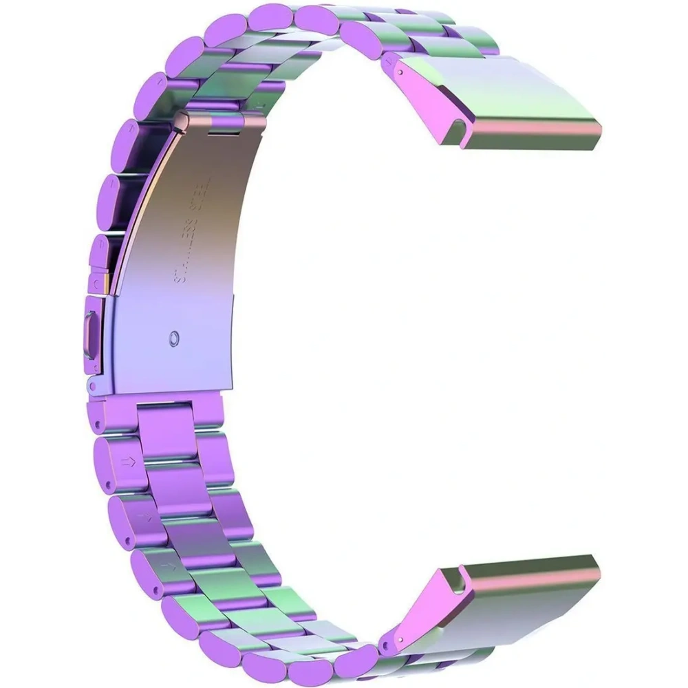 Hurtownia GSM - Pás z nerezové oceli Bizon Strap Watch Aura pro smartwatch 26 mm duhový - BIZ8620 - {ean13} - Hurt