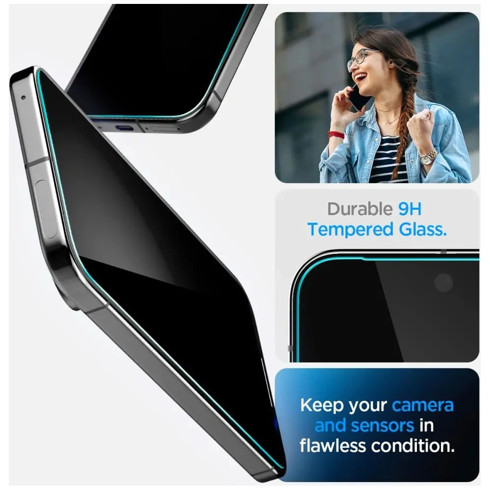 Hurtownia GSM - Spigen GLAS.tR ez Fit Google Pixel 9 / 9 Pro Datenschutz [2 PACK] - SPN16679 - {ean13} - Hurt