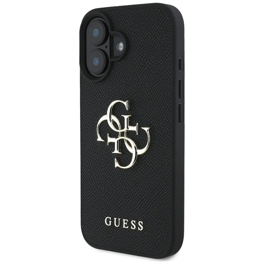 Hurtownia GSM - Guess Gegränzte Big 4G Logo Kleine Klassische Logo Apple iPhone 16 schwarz - GUE4364 - {ean13} - Hurt