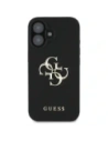 Hurtownia GSM - Guess Grained Big 4G Logó Kicsi Klasszikus Logó Apple iPhone 16 fekete - GUE4364 - {ean13} - Hurt