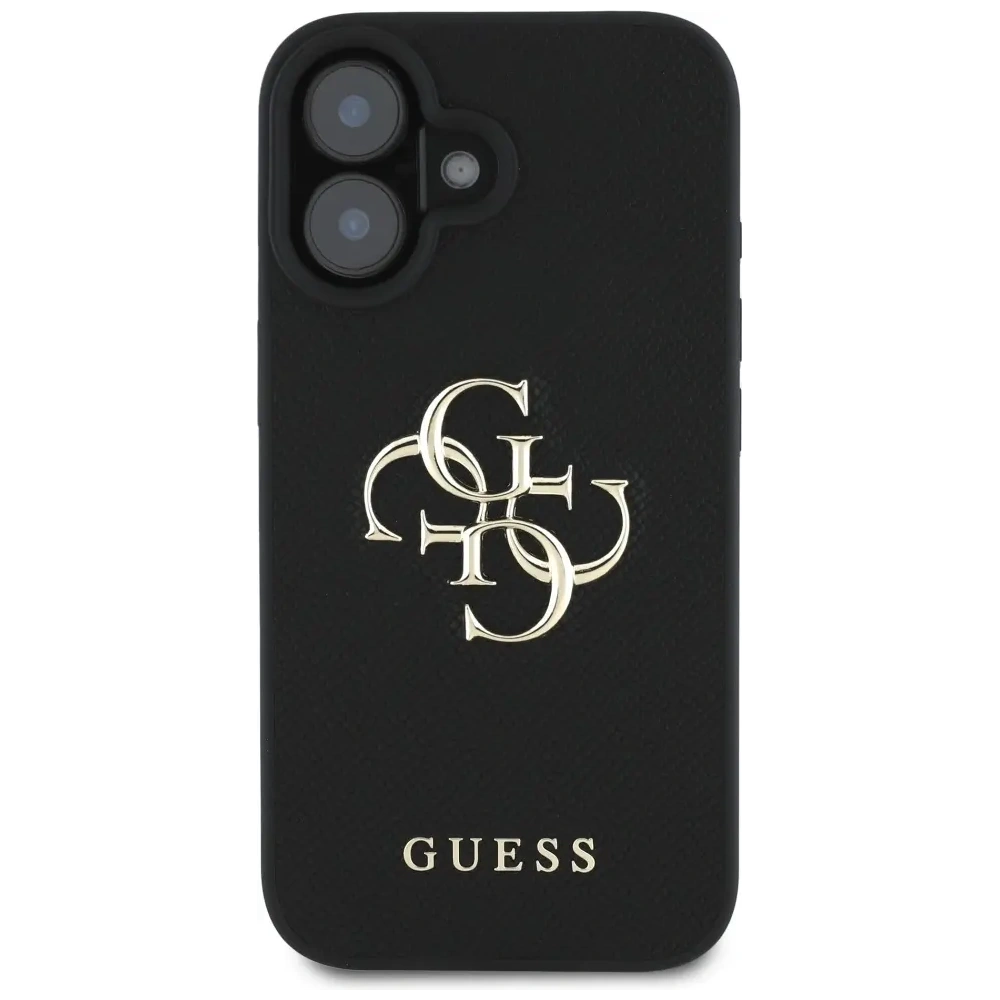 Hurtownia GSM - Guess Gegränzte Big 4G Logo Kleine Klassische Logo Apple iPhone 16 schwarz - GUE4364 - {ean13} - Hurt