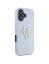 Hurtownia GSM - Etui Guess Grained Big 4G Logo Small Classic Logo do Apple iPhone 16 niebieski - GUE4365 - {ean13} - Hurt