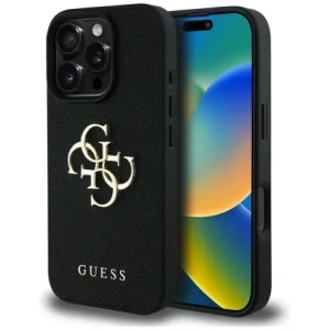 Hurtownia GSM - Etui Guess Grained Big 4G Logo Small Classic Logo do Apple iPhone 16 Pro černé - GUE4366 - {ean13} - Hurt