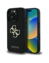 Etui Guess Grained Big 4G Logo Small Classic Logo do Apple iPhone 16 Pro černé