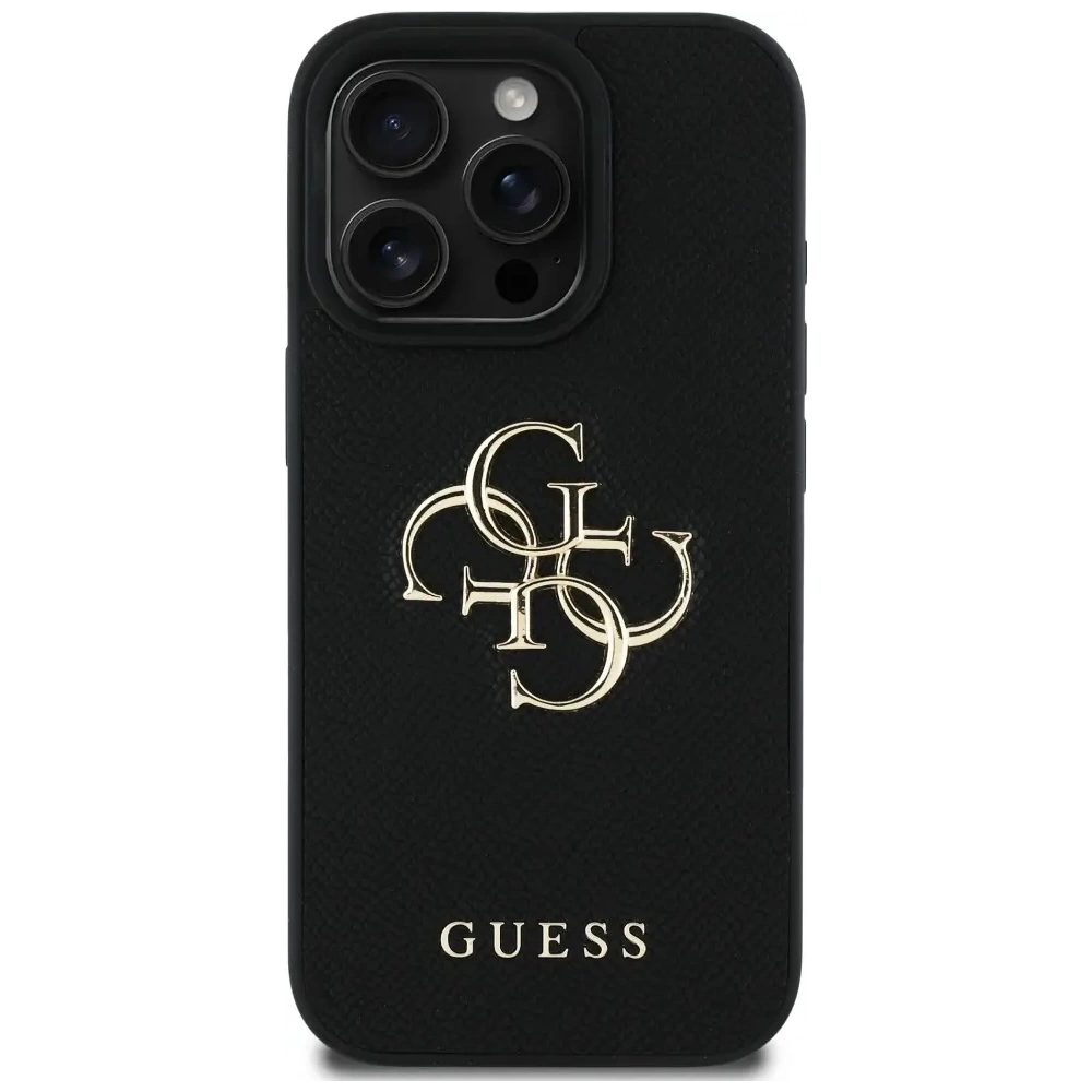 Hurtownia GSM - Etui Guess Grained Big 4G Logo Small Classic Logo do Apple iPhone 16 Pro černé - GUE4366 - {ean13} - Hurt