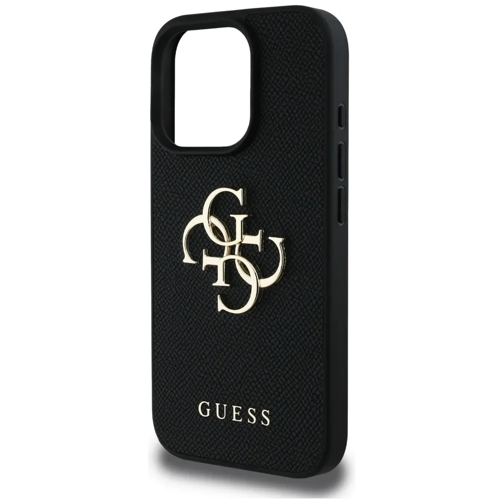 Hurtownia GSM - Etui Guess Grained Big 4G Logo Small Classic Logo do Apple iPhone 16 Pro černé - GUE4366 - {ean13} - Hurt