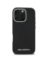 Hurtownia GSM - Etui Karl Lagerfeld Saffiano Full Wrapped Elongated Metal Logo MagSafe do Apple iPhone 16 Pro černé - KLD21939 - {ean13} - Hurt