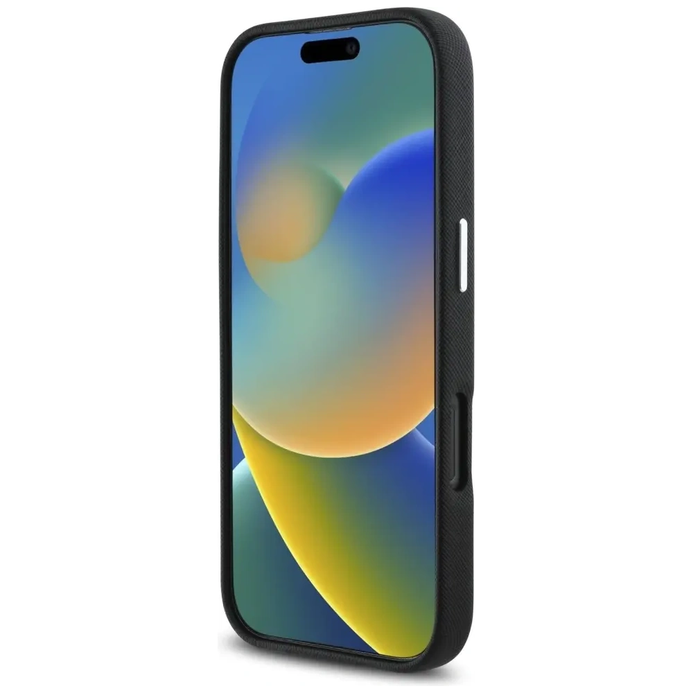 Hurtownia GSM - Karl Lagerfeld Saffiano Vollständig Umhülltes Verlängertes Metall-Logo MagSafe Apple iPhone 16 Pro schwarz - KLD21939 - {ean13} - Hurt