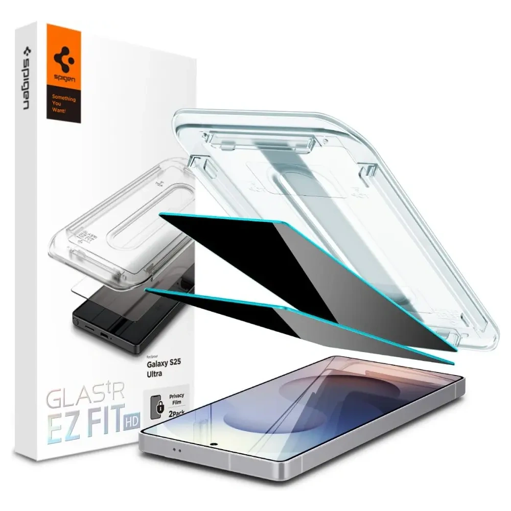 Wholesale Spigen GLAS.tR ez Fit HD Samsung Galaxy S25 Ultra Privacy [2 PACK] - SPN16681 - {ean13} - Hurt