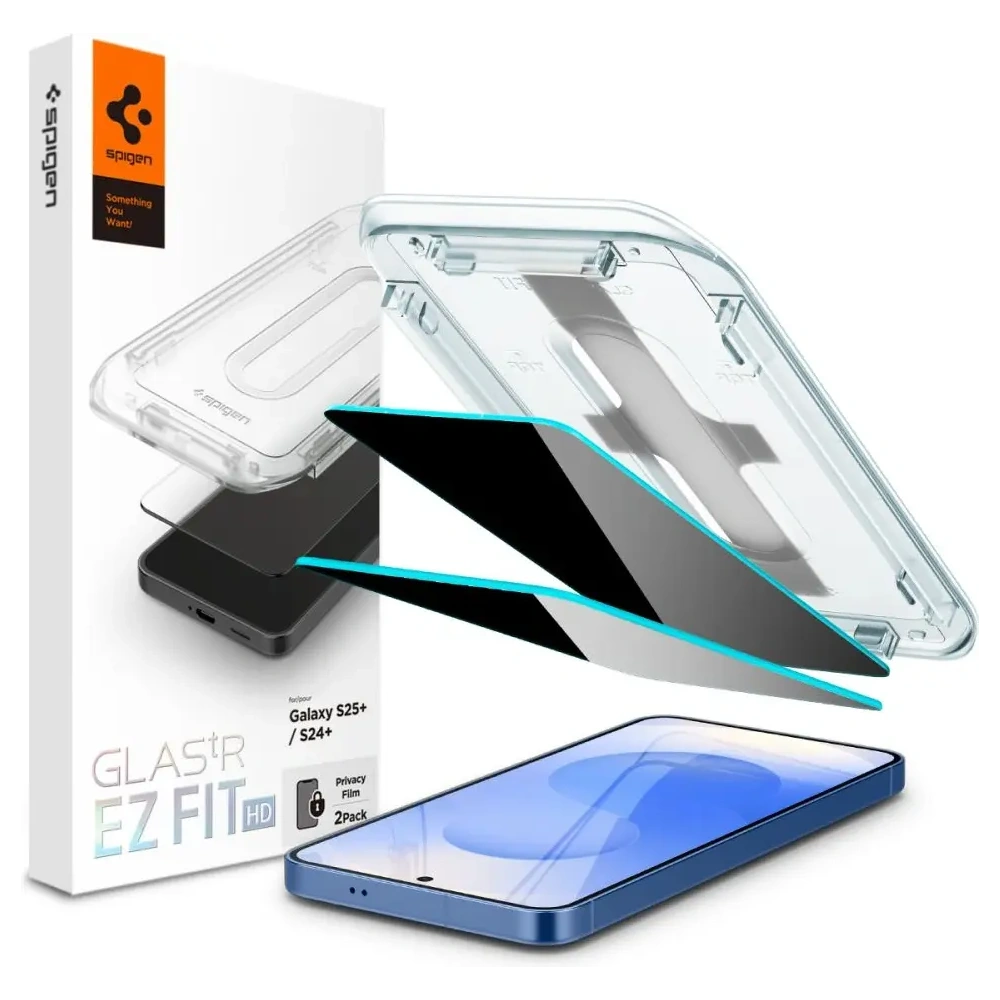Wholesale Spigen GLAS.tR ez Fit HD Samsung Galaxy S24+ Plus / S25+ Plus Privacy [2 PACK] - SPN16682 - {ean13} - Hurt