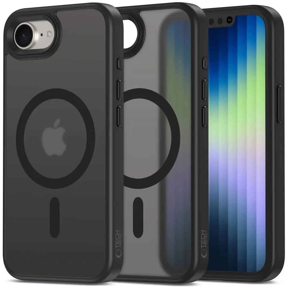 Wholesale Tech-Protect Magmat MagSafe Apple iPhone 16e Matte Black - THP3916 - {ean13} - Hurt