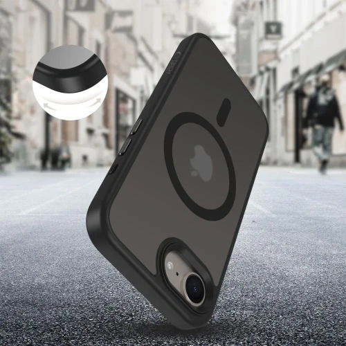 Etui Tech-Protect Magmat MagSafe Apple iPhone 16e Matte Black