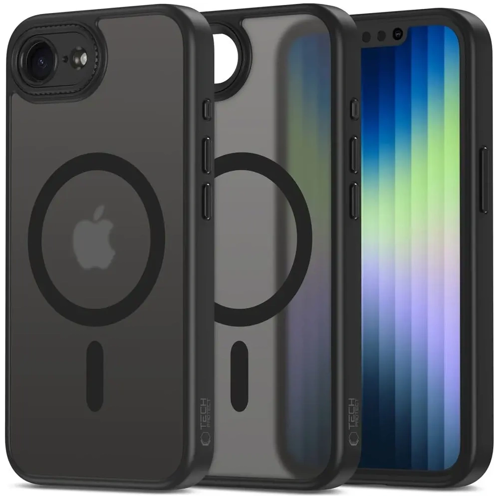 Wholesale Tech-Protect Magcam MagSafe Apple iPhone 16e Matte Black - THP3917 - {ean13} - Hurt