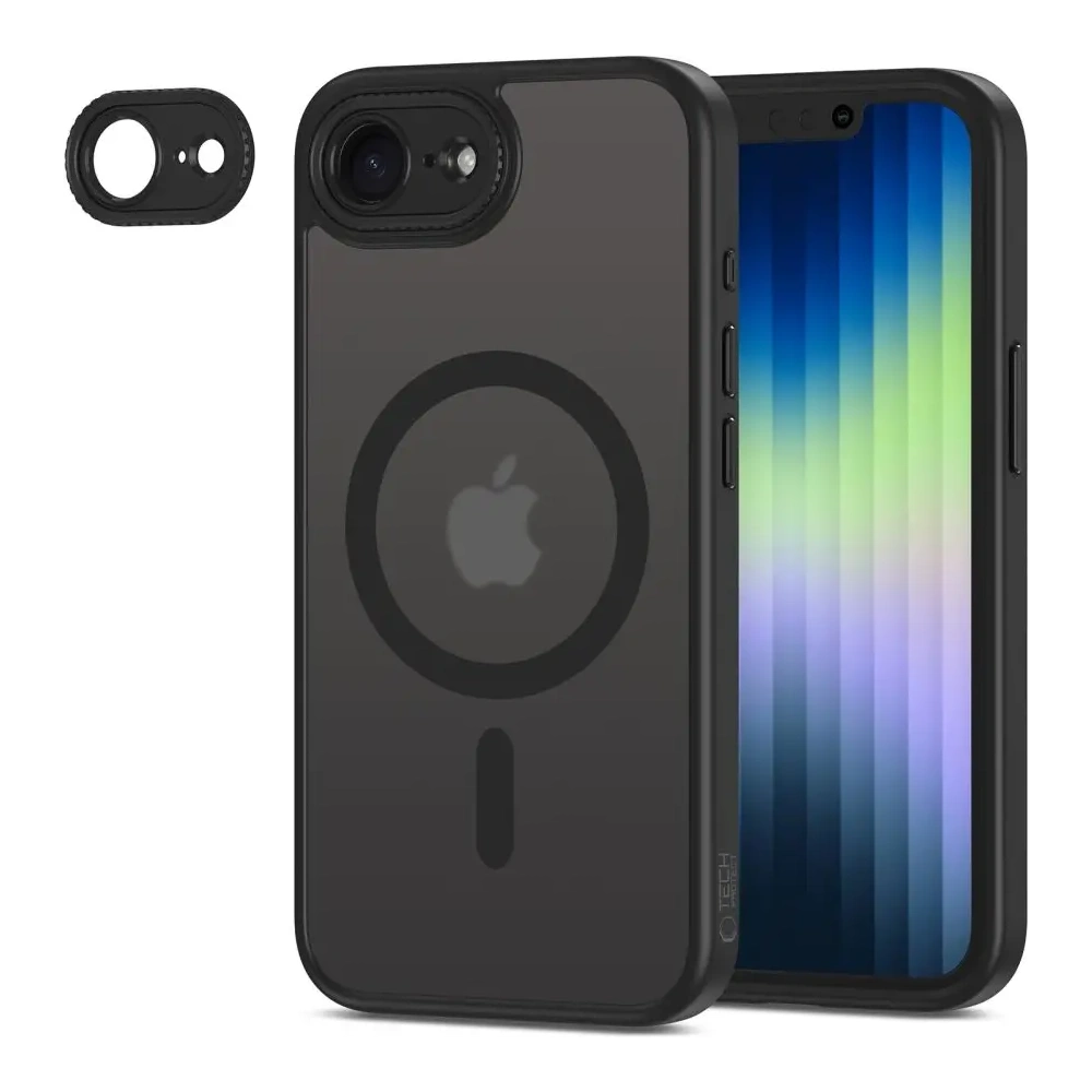 Wholesale Tech-Protect Magcam MagSafe Apple iPhone 16e Matte Black - THP3917 - {ean13} - Hurt