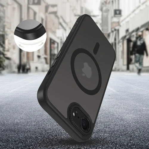 Etui Tech-Protect Magcam MagSafe Apple iPhone 16e Matte Black