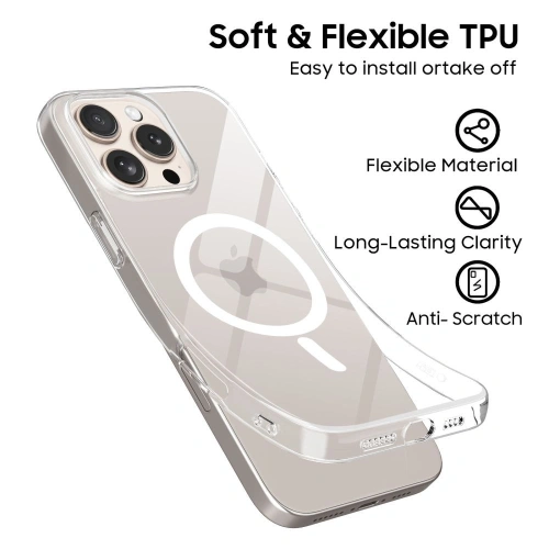 Etui Tech-Protect Flexair MagSafe Apple iPhone 16e Clear