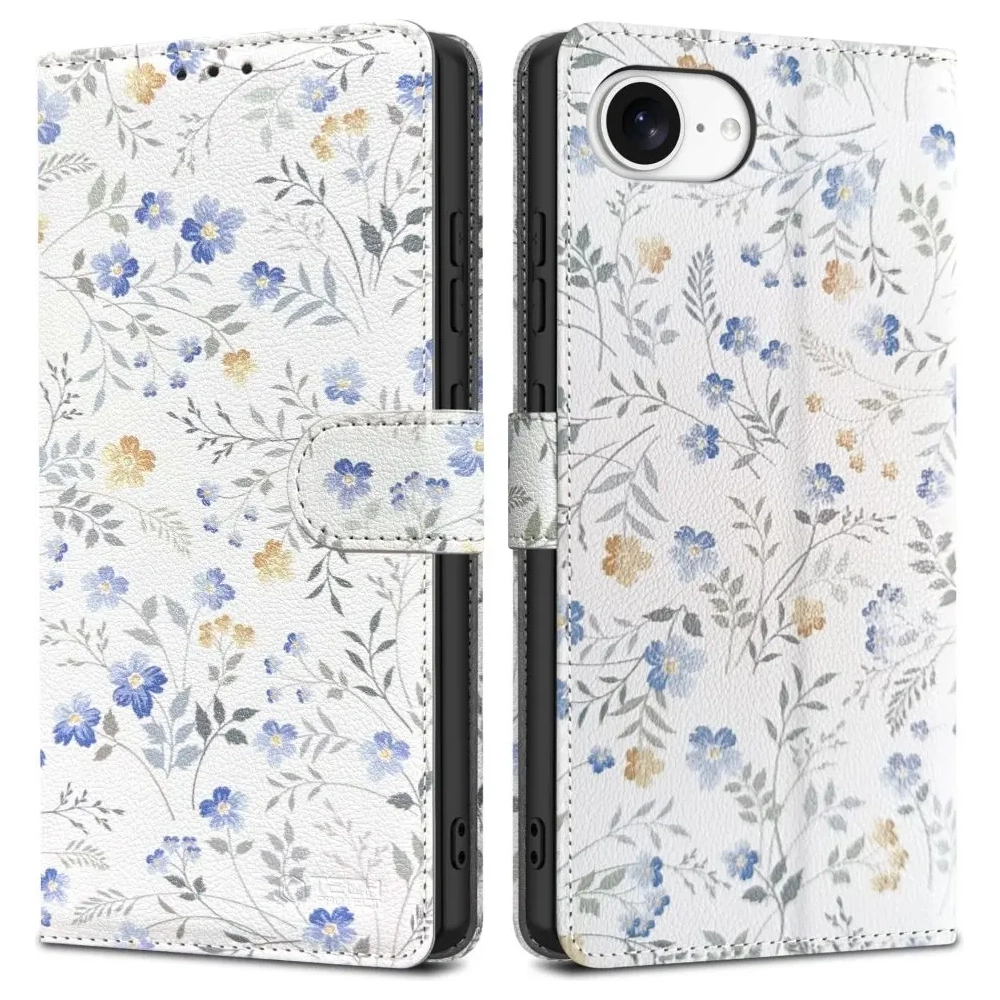 Hurtownia GSM - Tech-Protect Wallet Apple iPhone 16e Frühlingsblumen - THP3922 - {ean13} - Hurt