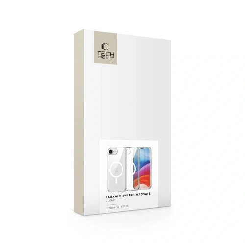 Etui Tech-Protect Flexair Hybrid MagSafe Apple iPhone 16e Clear