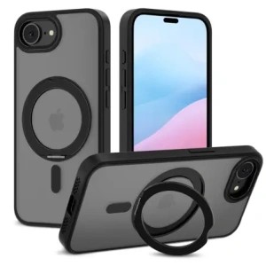 Hurtownia GSM - Etui Tech-Protect Magring MagSafe Apple iPhone 16e Matná Černá - THP3926 - {ean13} - Hurt