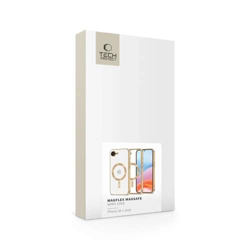 Etui Tech-Protect MagFlex MagSafe Apple iPhone 16e Shiny Gold