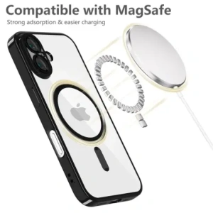 Hurtownia GSM - Etui Tech-Protect MagFlex MagSafe Apple iPhone 16e Shiny Black - THP3928 - {ean13} - Hurt