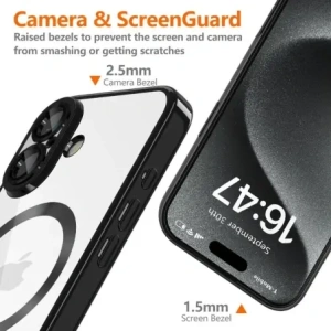 Hurtownia GSM - Etui Tech-Protect MagFlex MagSafe Apple iPhone 16e Shiny Black - THP3928 - {ean13} - Hurt