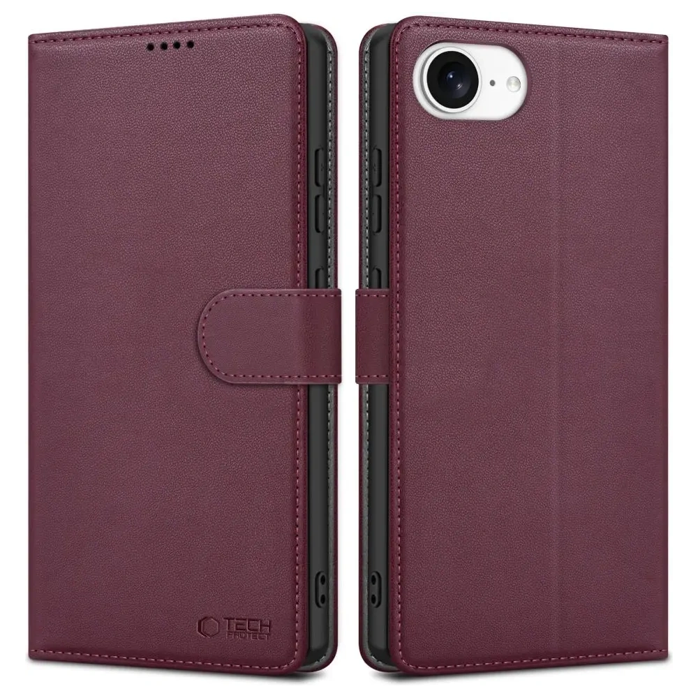 Hurtownia GSM - Etui z klapką Tech-Protect Wallet Apple iPhone 16e Mulberry - THP3929 - {ean13} - Hurt