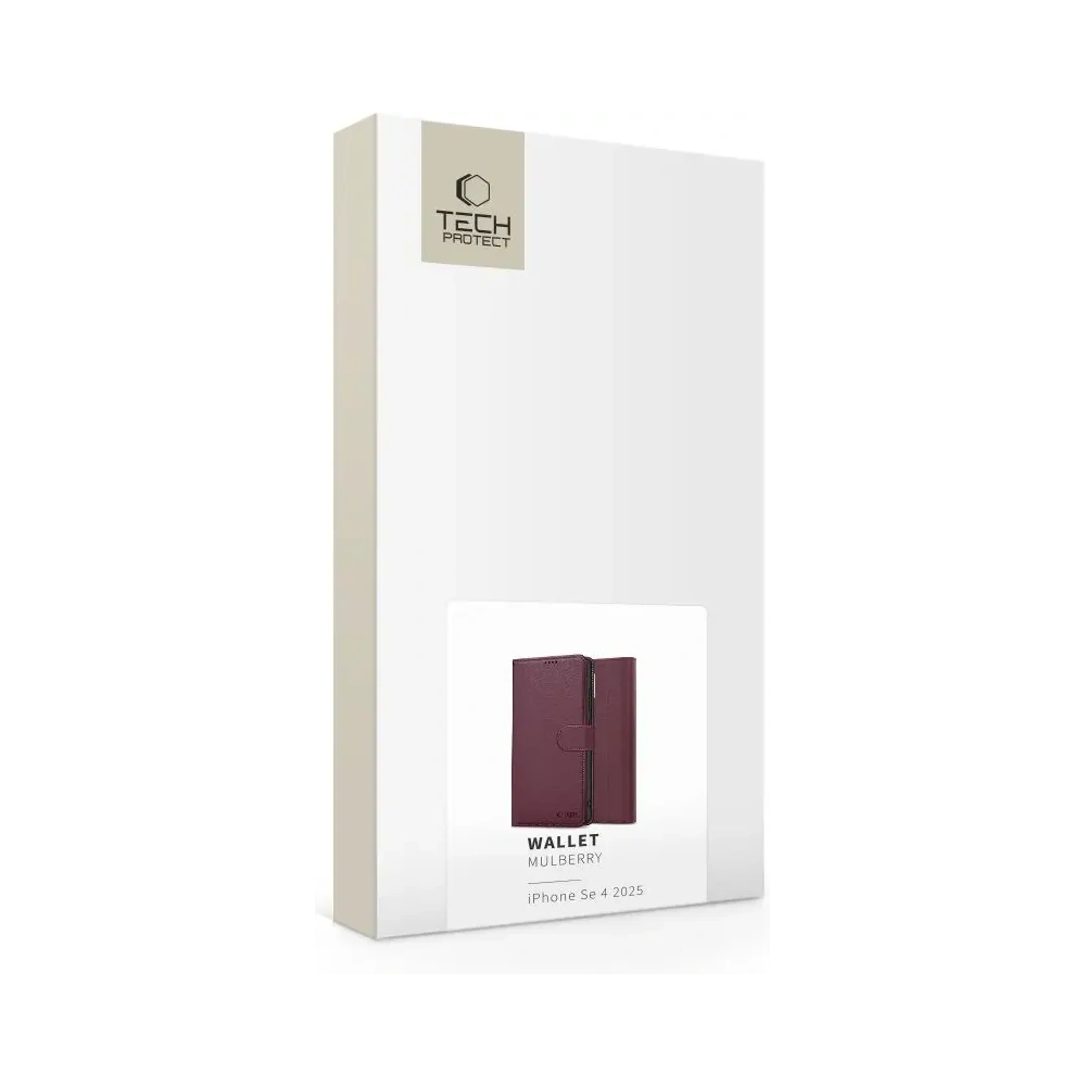 Hurtownia GSM - Tech-Protect pénztárca Apple iPhone 16e Mulberry - THP3929 - {ean13} - Hurt